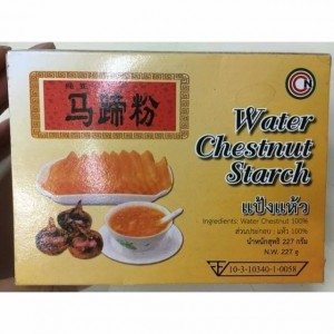 Water chestnut powder 227g, brew hot and consume to cure cough.