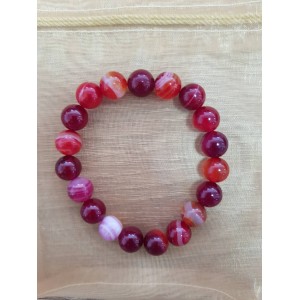 Premium red agate bracelet imported from Beijing